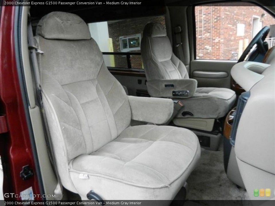 Medium Gray Interior Photo for the 2000 Chevrolet Express G1500 Passenger Conversion Van #55305739