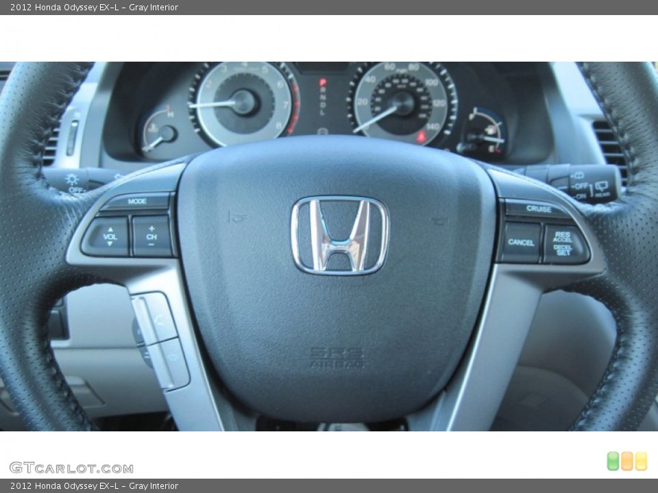 Gray Interior Steering Wheel for the 2012 Honda Odyssey EX-L #55310648