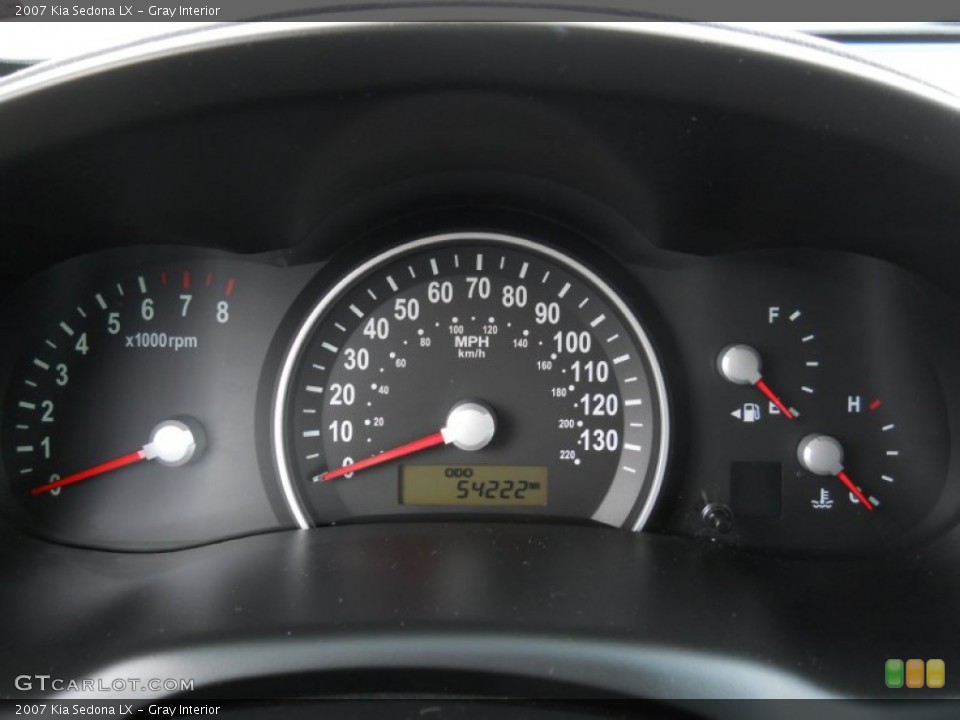 Gray Interior Gauges for the 2007 Kia Sedona LX #55312159