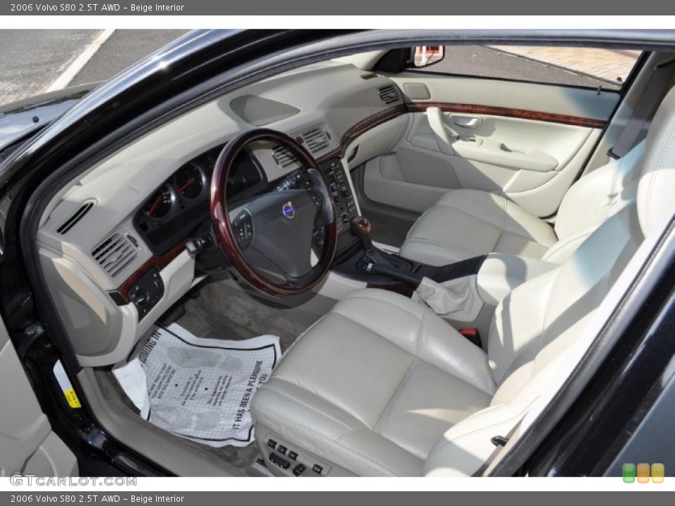 Beige Interior Photo for the 2006 Volvo S80 2.5T AWD #55313125