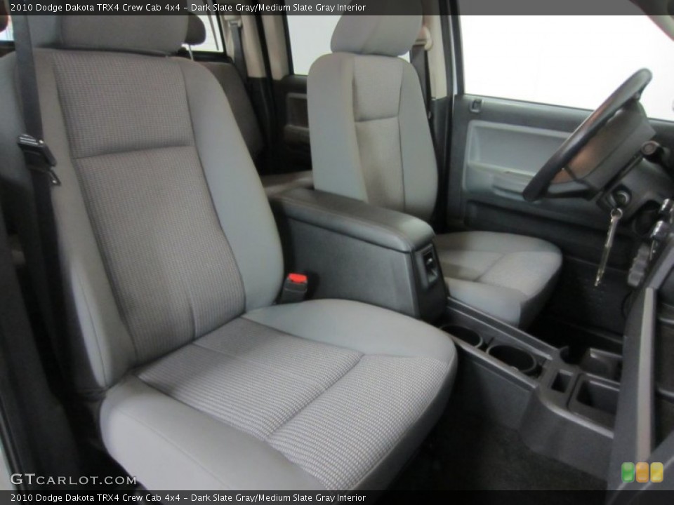 Dark Slate Gray/Medium Slate Gray Interior Photo for the 2010 Dodge Dakota TRX4 Crew Cab 4x4 #55313165