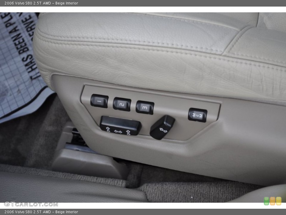 Beige Interior Controls for the 2006 Volvo S80 2.5T AWD #55313227