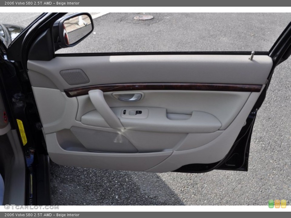 Beige Interior Door Panel for the 2006 Volvo S80 2.5T AWD #55313245