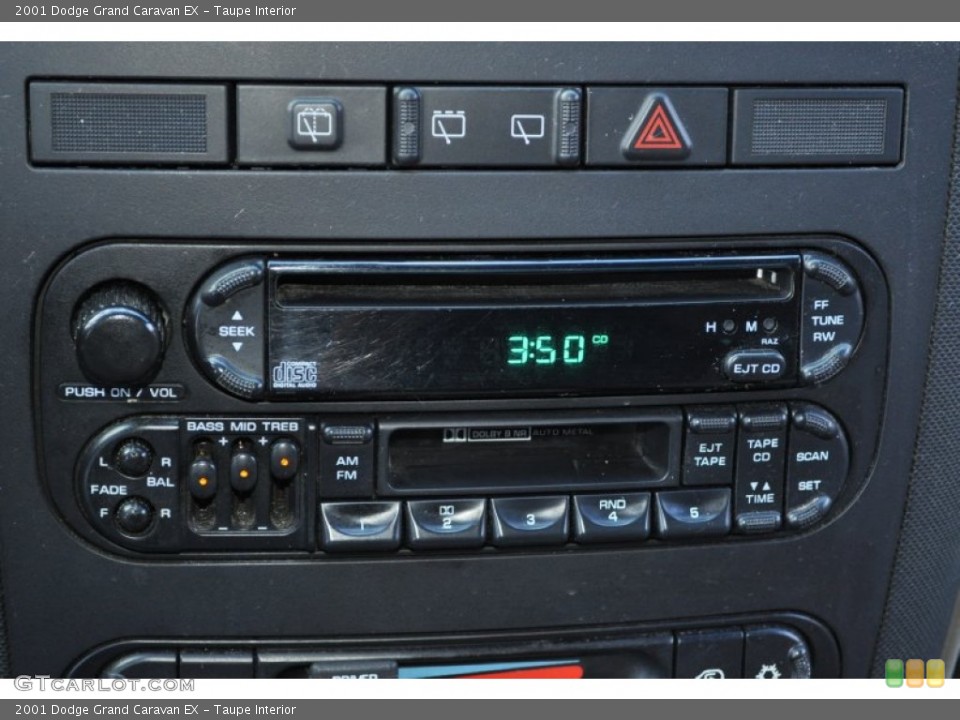 Taupe Interior Audio System for the 2001 Dodge Grand Caravan EX #55313457