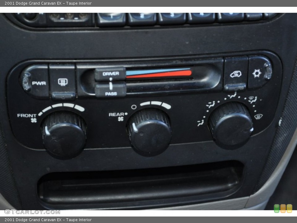 Taupe Interior Controls for the 2001 Dodge Grand Caravan EX #55313465