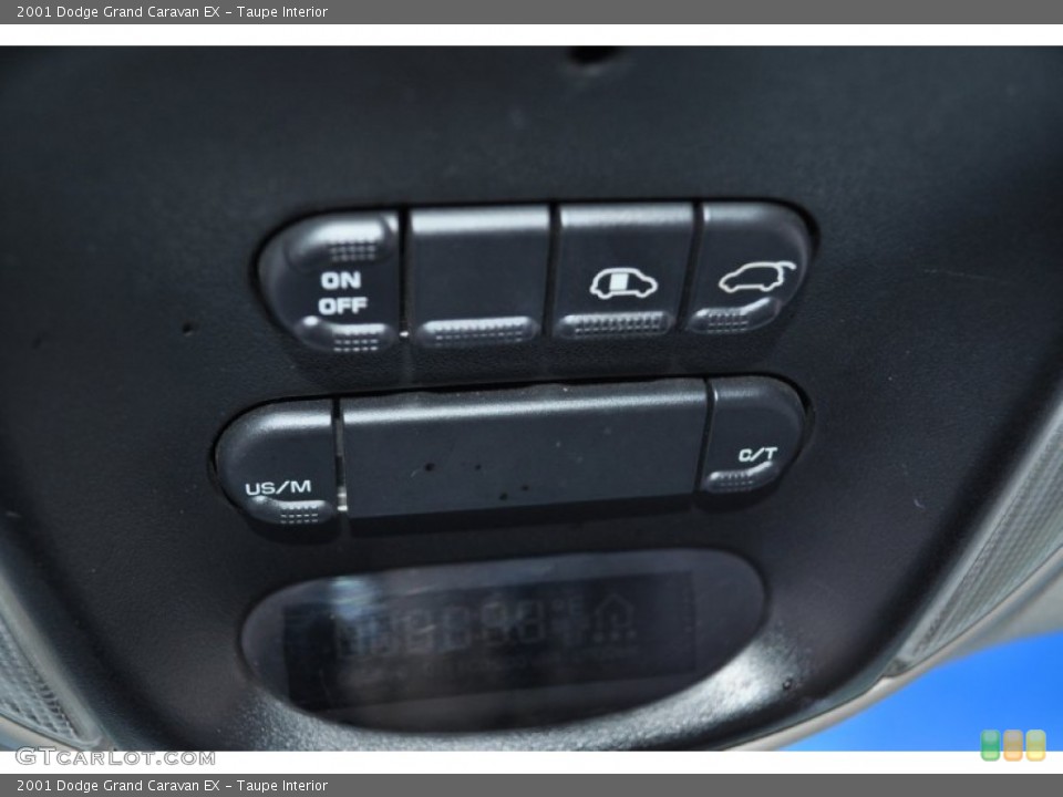 Taupe Interior Controls for the 2001 Dodge Grand Caravan EX #55313476
