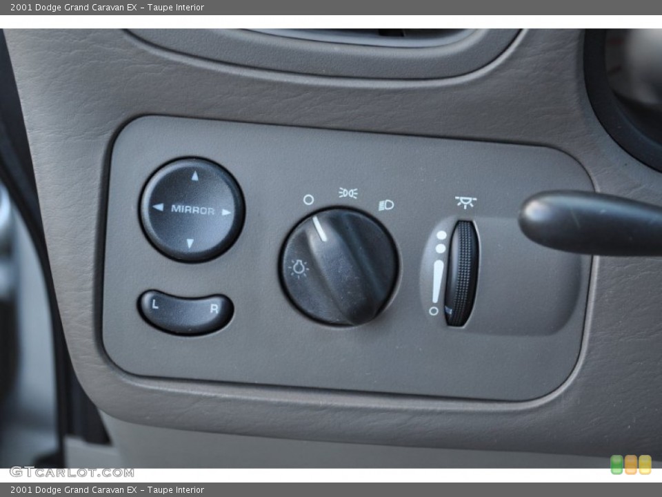 Taupe Interior Controls for the 2001 Dodge Grand Caravan EX #55313483