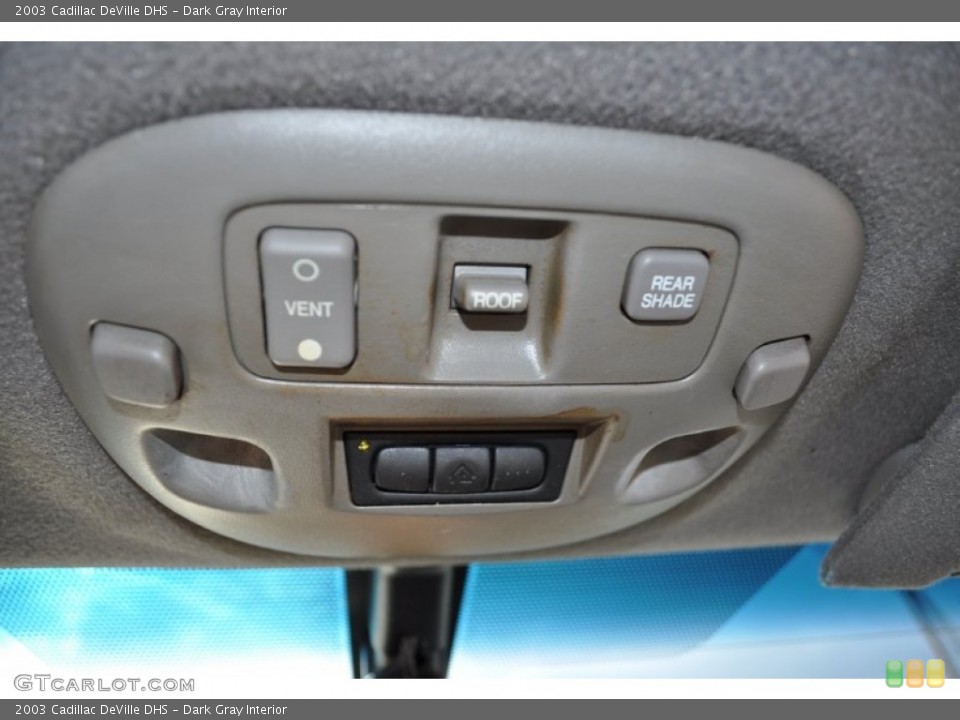 Dark Gray Interior Controls for the 2003 Cadillac DeVille DHS #55313695