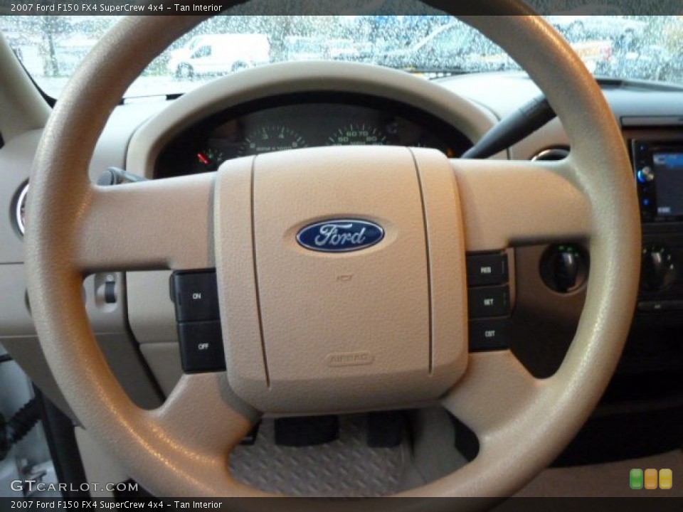 Tan Interior Steering Wheel for the 2007 Ford F150 FX4 SuperCrew 4x4 #55313964