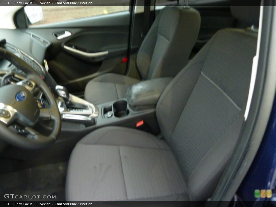 Charcoal Black Interior Photo for the 2012 Ford Focus SEL Sedan #55314253