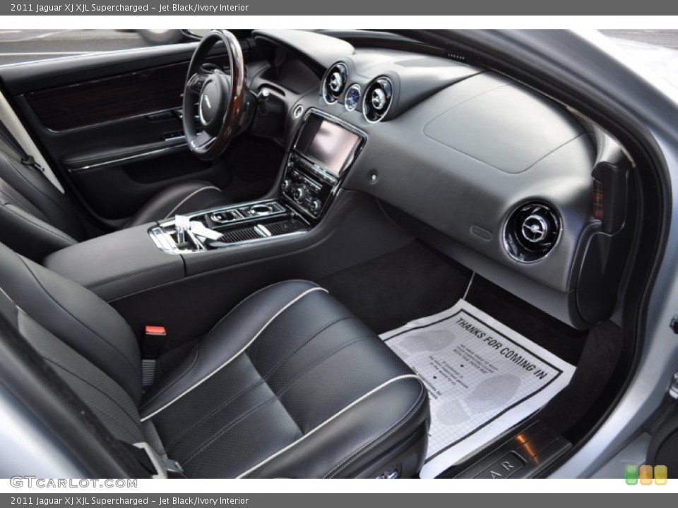 Jet Black/Ivory Interior Photo for the 2011 Jaguar XJ XJL Supercharged #55315021