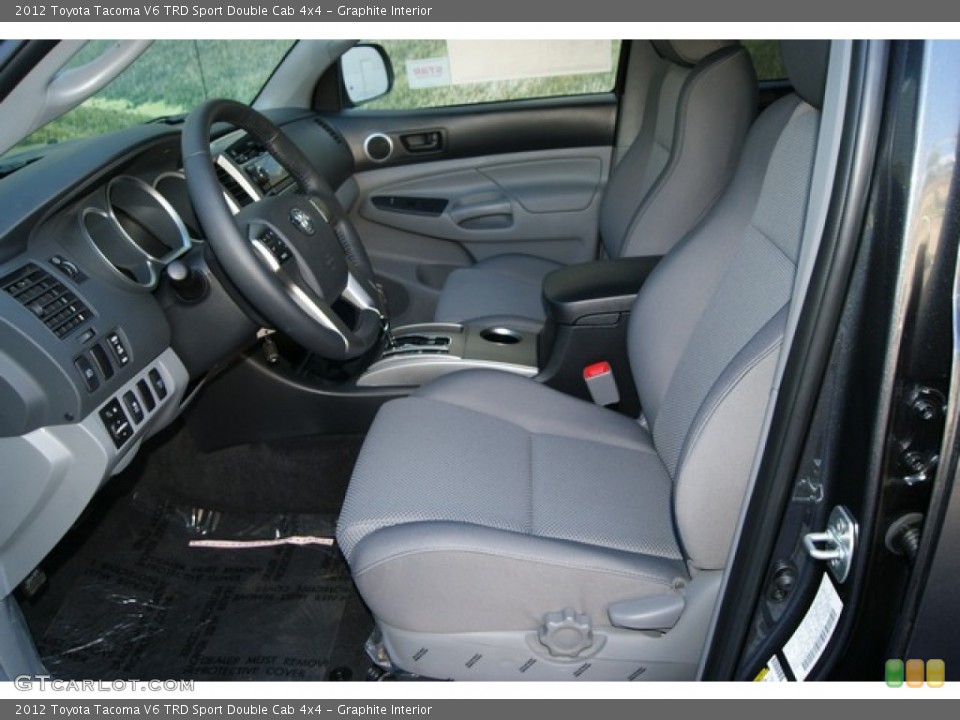 Graphite Interior Photo for the 2012 Toyota Tacoma V6 TRD Sport Double Cab 4x4 #55315162