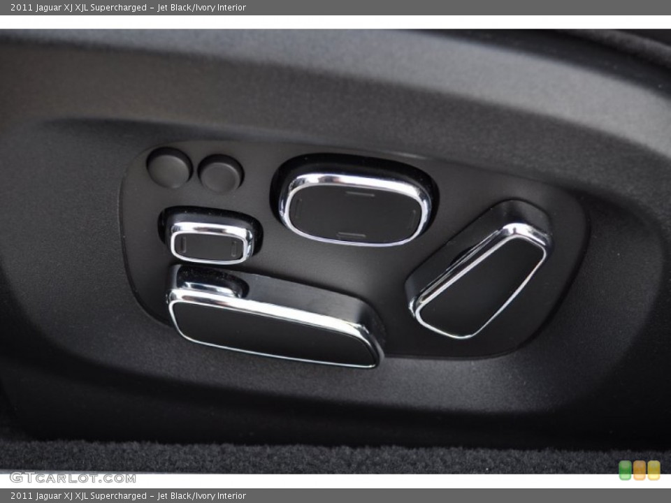 Jet Black/Ivory Interior Controls for the 2011 Jaguar XJ XJL Supercharged #55315240