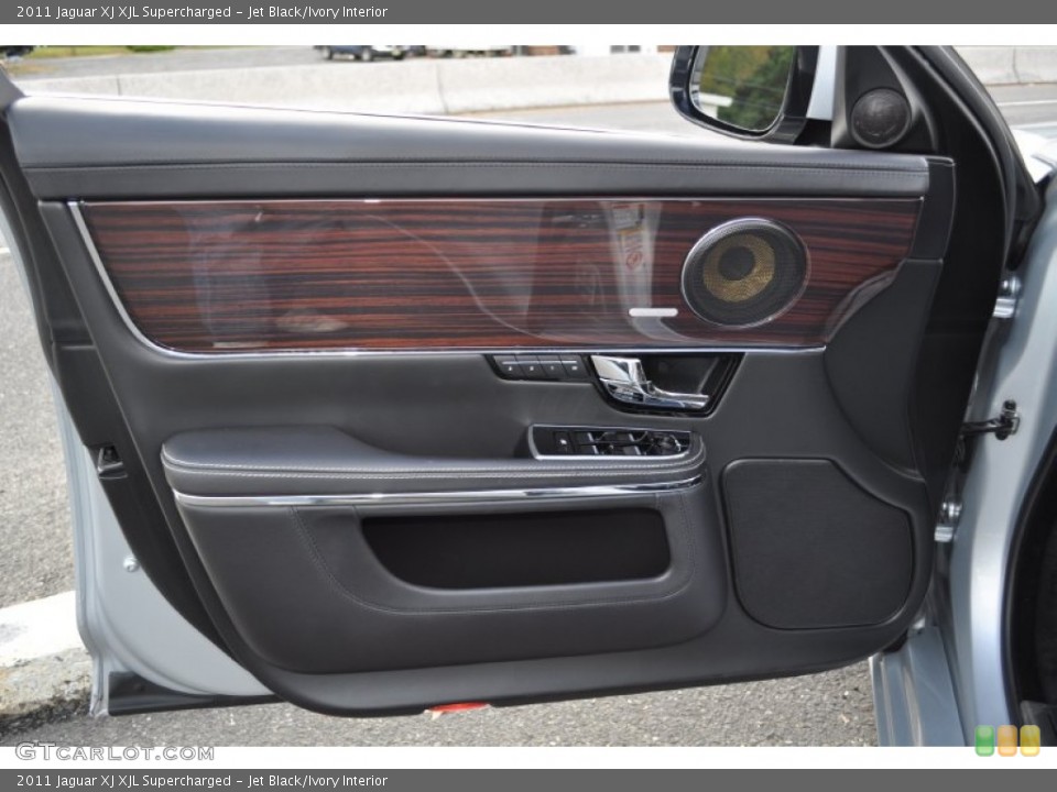 Jet Black/Ivory Interior Door Panel for the 2011 Jaguar XJ XJL Supercharged #55315255