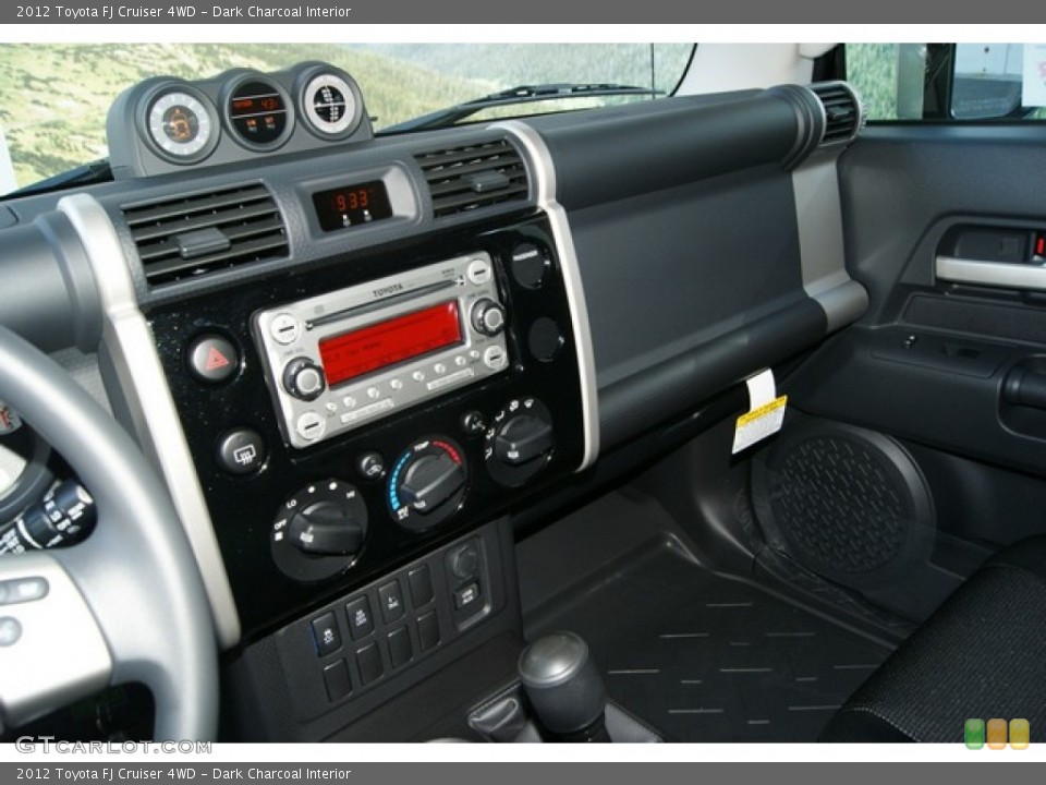 Dark Charcoal Interior Dashboard for the 2012 Toyota FJ Cruiser 4WD #55315591