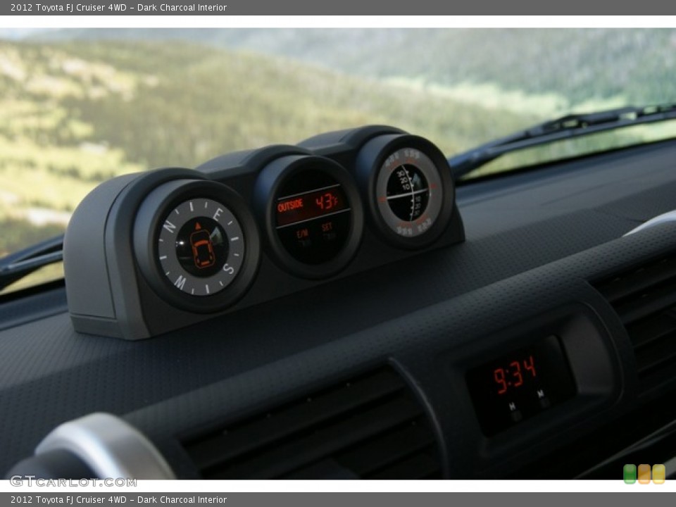 Dark Charcoal Interior Gauges for the 2012 Toyota FJ Cruiser 4WD #55315666