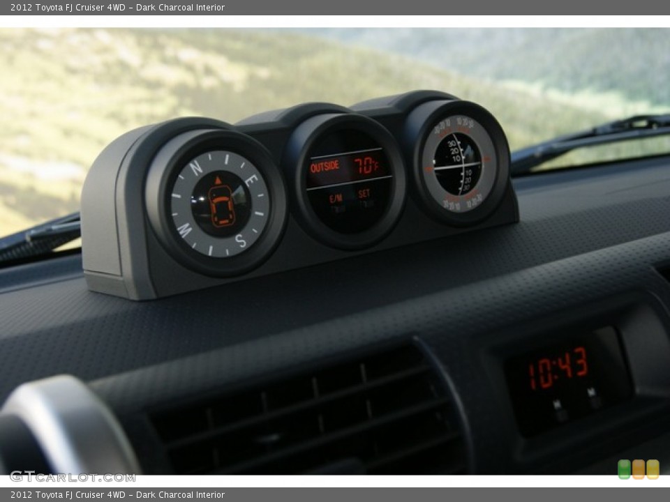 Dark Charcoal Interior Gauges for the 2012 Toyota FJ Cruiser 4WD #55315807