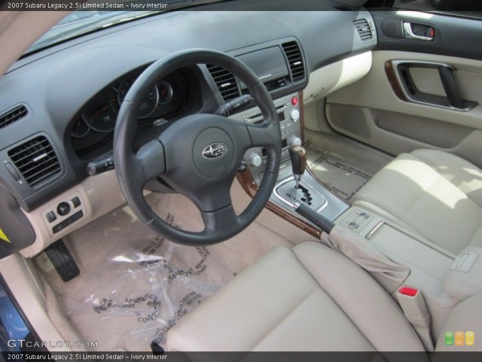 Ivory 2007 Subaru Legacy Interiors