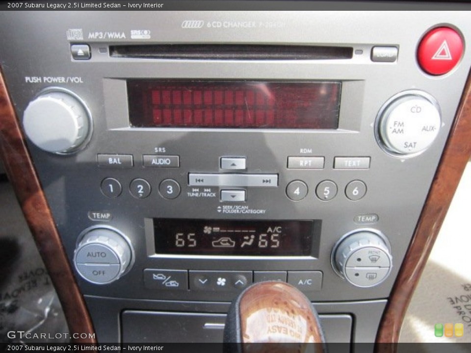 Ivory Interior Audio System for the 2007 Subaru Legacy 2.5i Limited Sedan #55319059