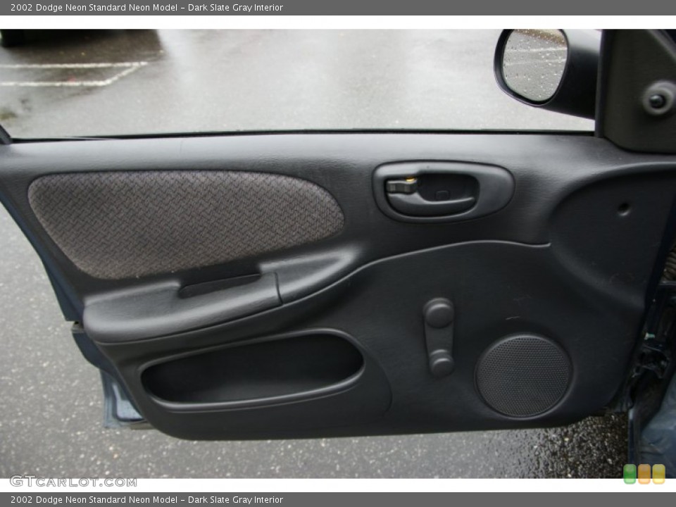 Dark Slate Gray Interior Door Panel for the 2002 Dodge Neon  #55319123