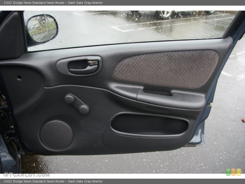 Dark Slate Gray Interior Door Panel for the 2002 Dodge Neon  #55319176