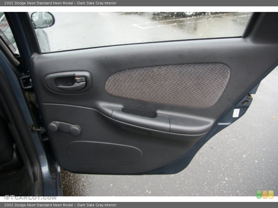 Dark Slate Gray Interior Door Panel for the 2002 Dodge Neon  #55319200