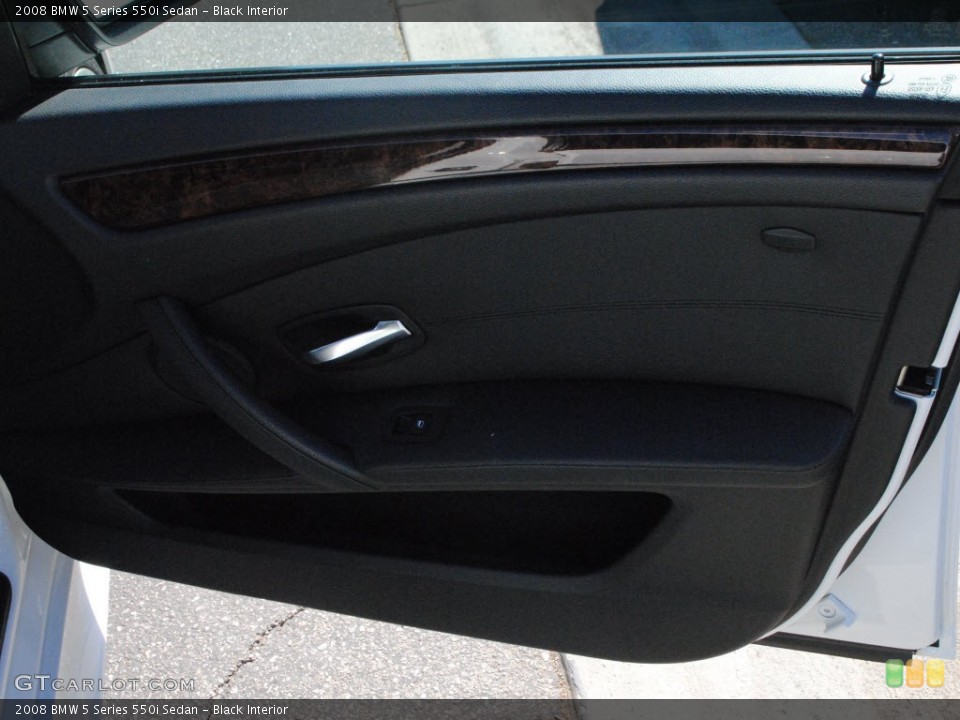 Black Interior Door Panel for the 2008 BMW 5 Series 550i Sedan #55321915