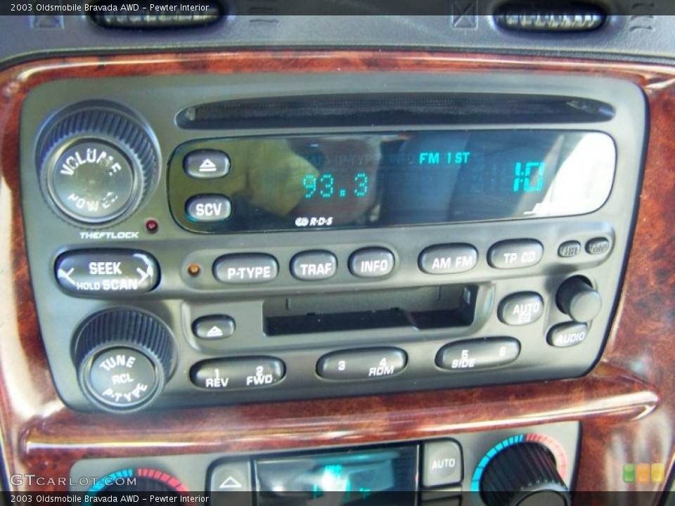 Pewter Interior Audio System for the 2003 Oldsmobile Bravada AWD #55322902