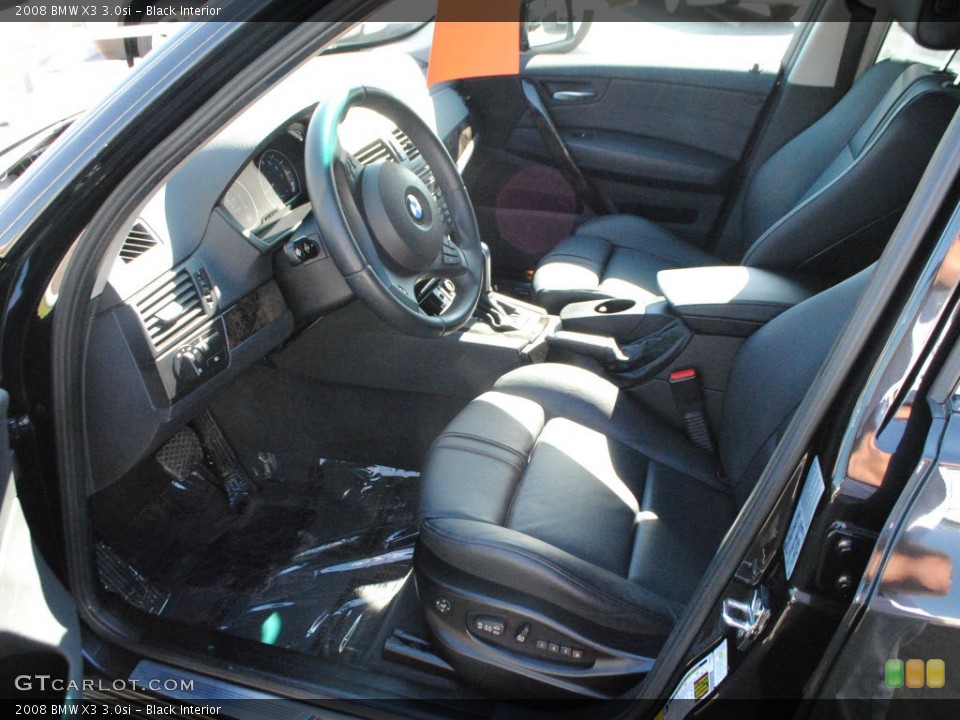Black Interior Photo for the 2008 BMW X3 3.0si #55323286