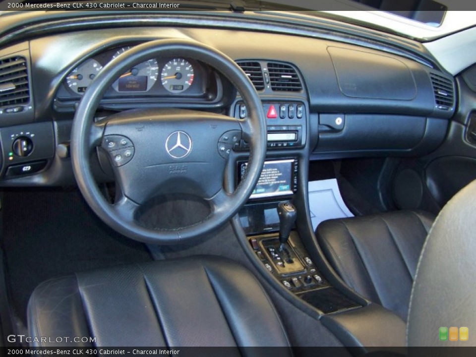 Charcoal Interior Photo for the 2000 Mercedes-Benz CLK 430 Cabriolet #55323401