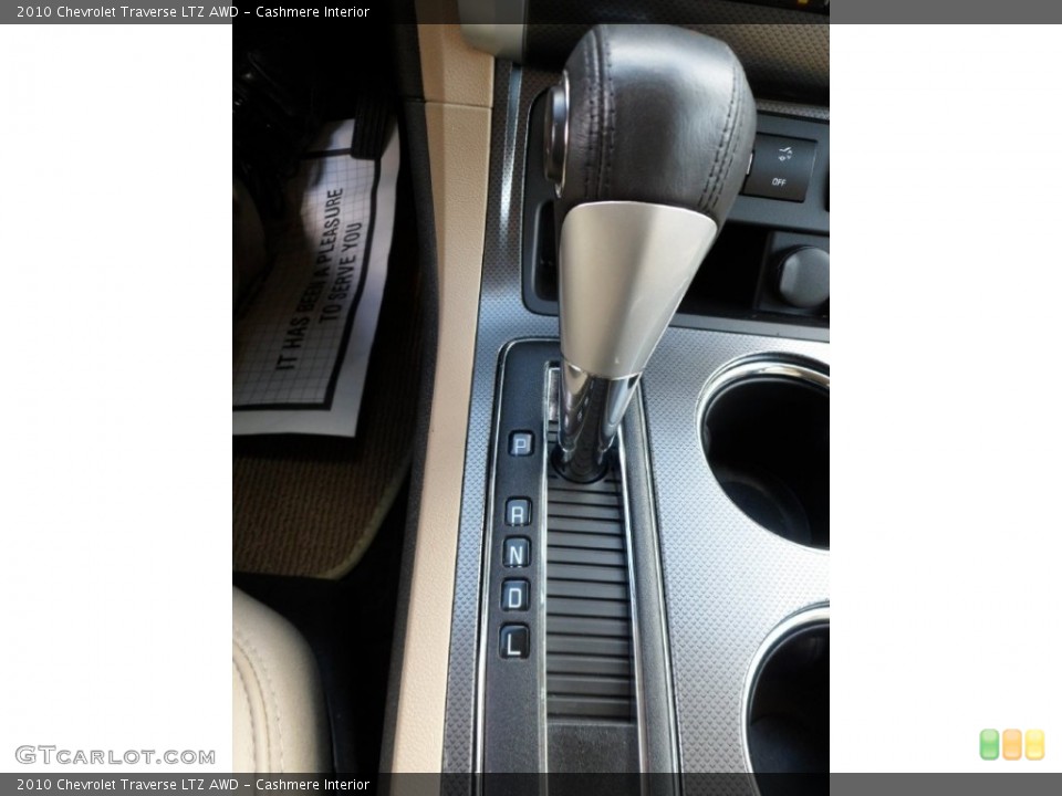 Cashmere Interior Transmission for the 2010 Chevrolet Traverse LTZ AWD #55324114