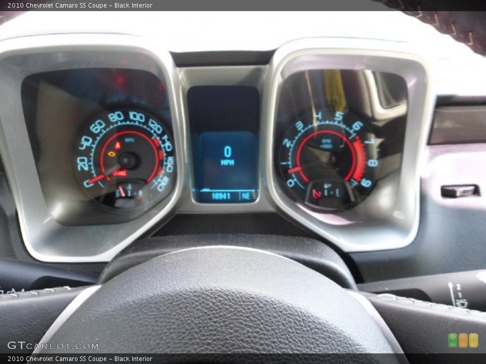 Black Interior Gauges for the 2010 Chevrolet Camaro SS Coupe #55324240