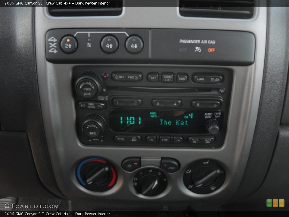 Dark Pewter Interior Audio System for the 2006 GMC Canyon SLT Crew Cab 4x4 #55324338