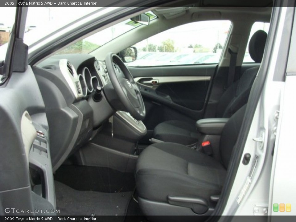 Dark Charcoal Interior Photo for the 2009 Toyota Matrix S AWD #55324423