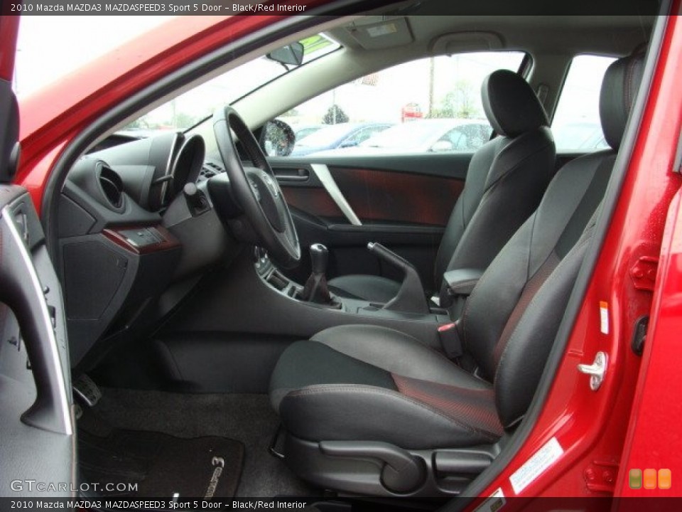 Black/Red Interior Photo for the 2010 Mazda MAZDA3 MAZDASPEED3 Sport 5 Door #55324780
