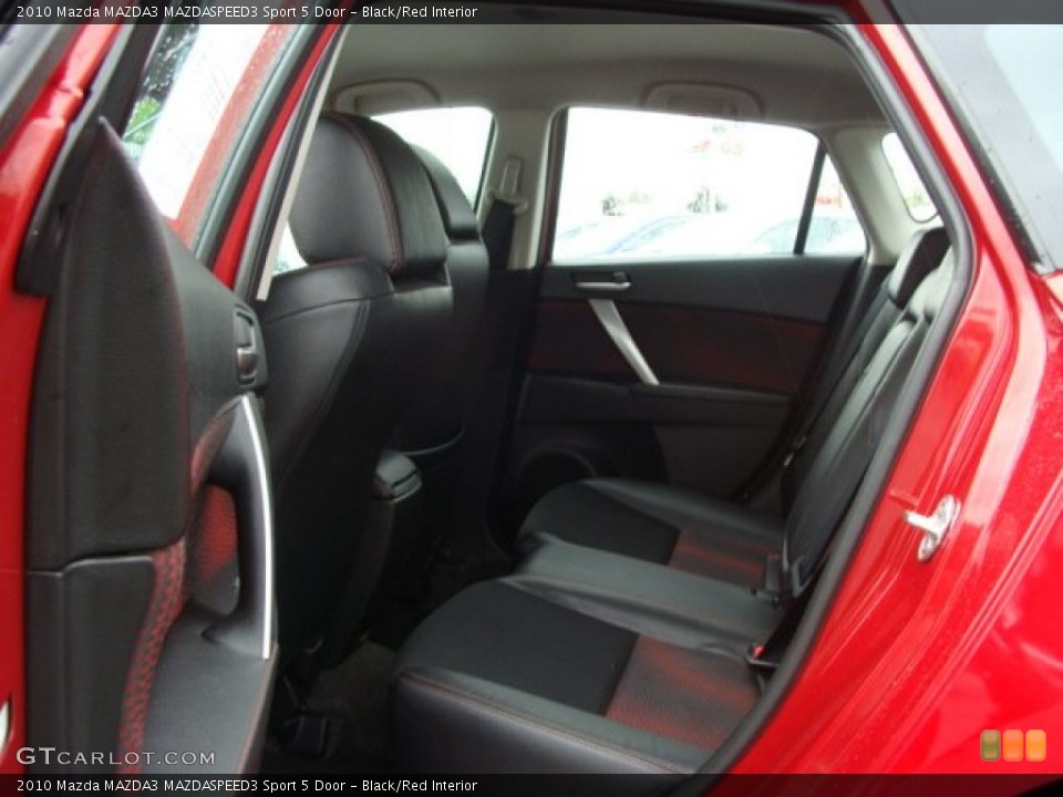 Black/Red Interior Photo for the 2010 Mazda MAZDA3 MAZDASPEED3 Sport 5 Door #55324813