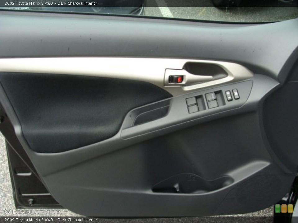 Dark Charcoal Interior Door Panel for the 2009 Toyota Matrix S AWD #55325119