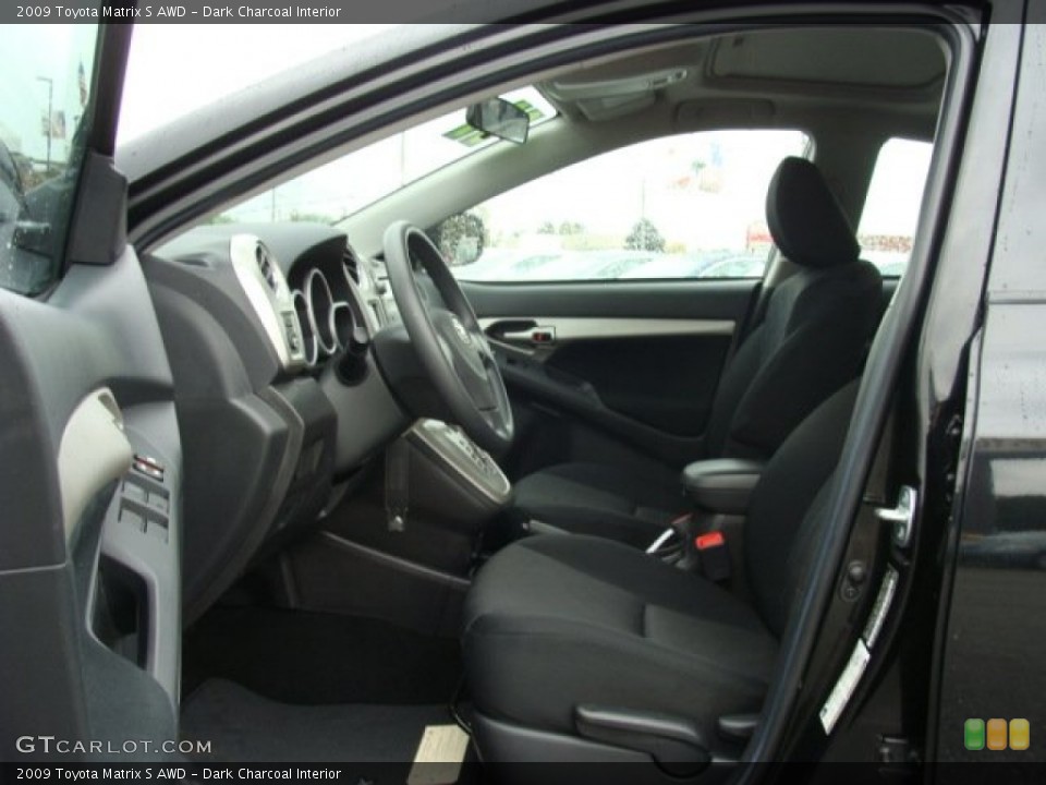 Dark Charcoal Interior Photo for the 2009 Toyota Matrix S AWD #55325126