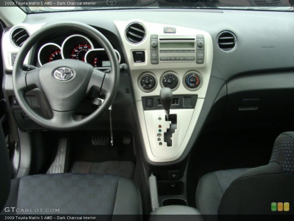 Dark Charcoal Interior Dashboard for the 2009 Toyota Matrix S AWD #55325137