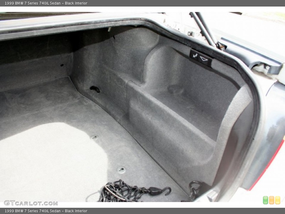Black Interior Trunk for the 1999 BMW 7 Series 740iL Sedan #55328902
