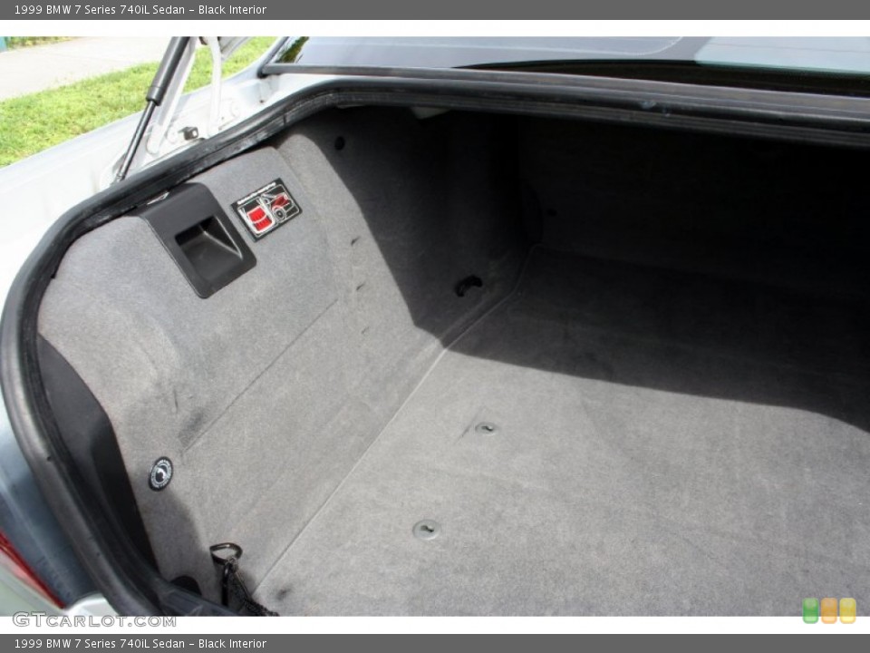 Black Interior Trunk for the 1999 BMW 7 Series 740iL Sedan #55328908
