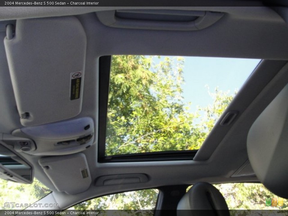 Charcoal Interior Sunroof for the 2004 Mercedes-Benz S 500 Sedan #55329880