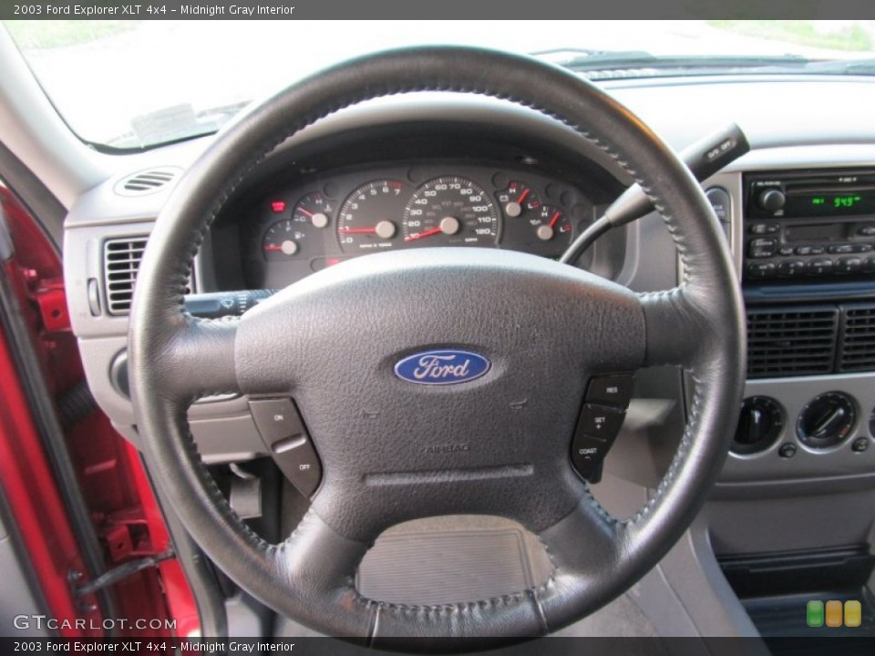 Midnight Gray Interior Steering Wheel for the 2003 Ford Explorer XLT 4x4 #55330153