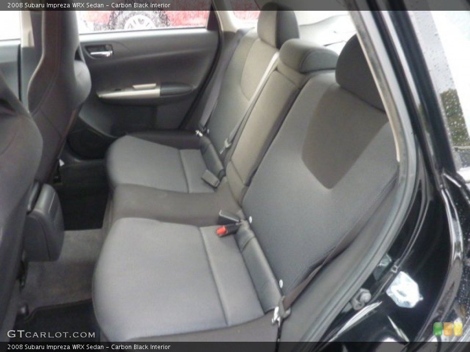 Carbon Black Interior Photo for the 2008 Subaru Impreza WRX Sedan #55334252