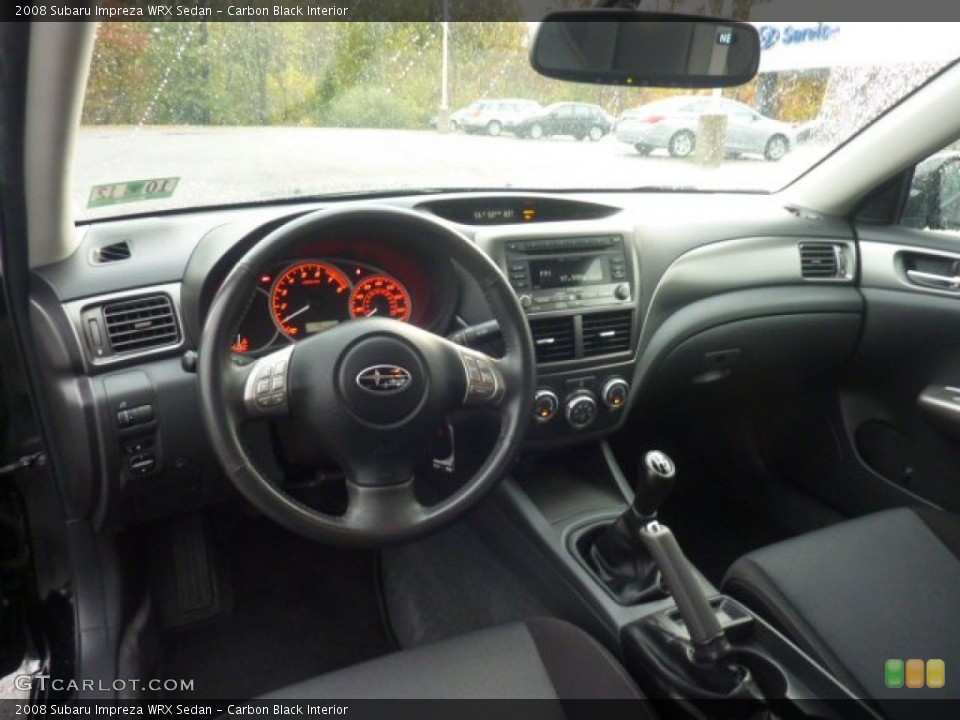 Carbon Black Interior Dashboard for the 2008 Subaru Impreza WRX Sedan #55334256