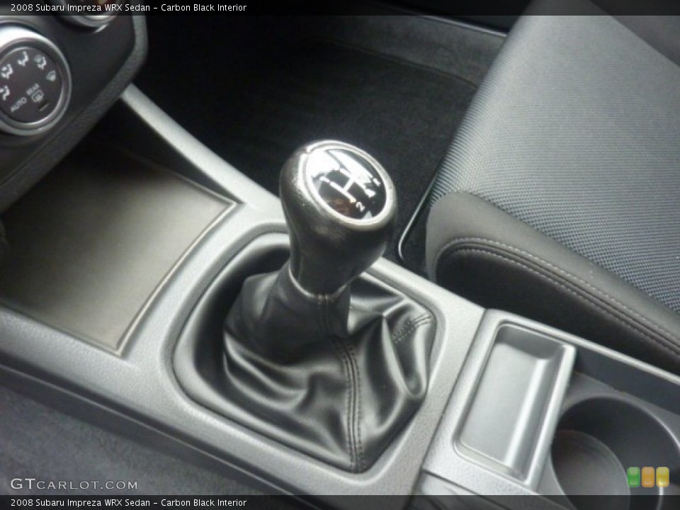 Carbon Black Interior Transmission for the 2008 Subaru Impreza WRX Sedan #55334291