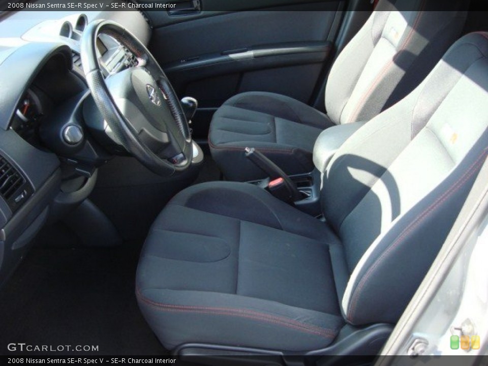 SE-R Charcoal Interior Photo for the 2008 Nissan Sentra SE-R Spec V #55336835