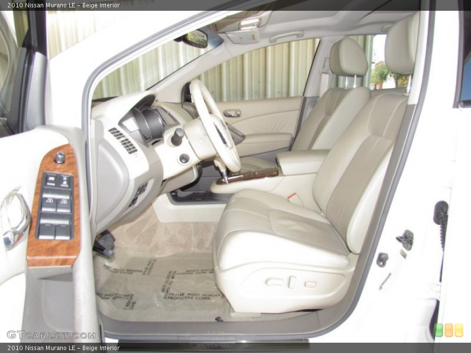 Beige Interior Photo for the 2010 Nissan Murano LE #55337231