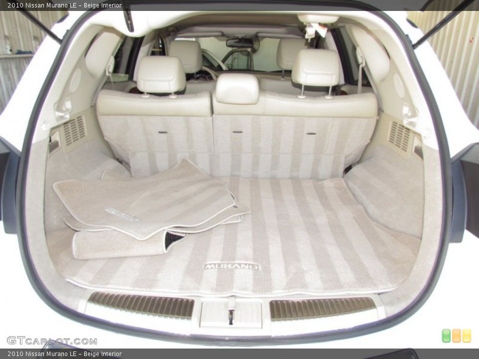 Beige Interior Trunk for the 2010 Nissan Murano LE #55337336