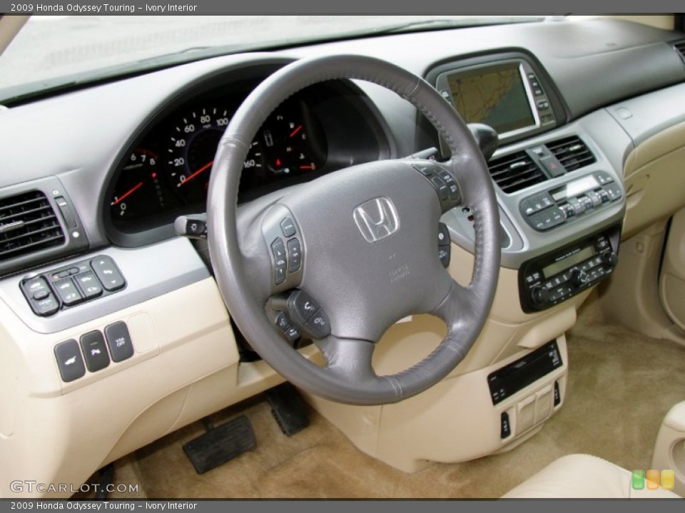 Ivory Interior Dashboard for the 2009 Honda Odyssey Touring #55337486